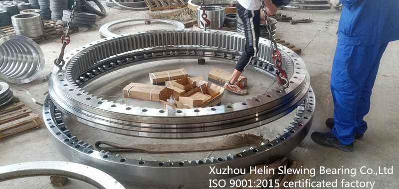 Turntable bearing / Internal structure of three row roller slewing bearing