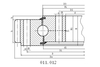 Series 01-Single Row Ball Slewing Bearing-External Gear 