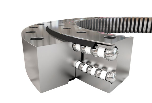 New Designed Double Row Ball Slew Bearing Internal Gear - Buy Internal ...