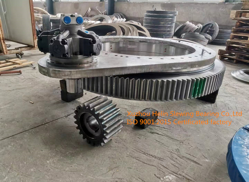 Ball Slewing Bearing with Pinion Gear 