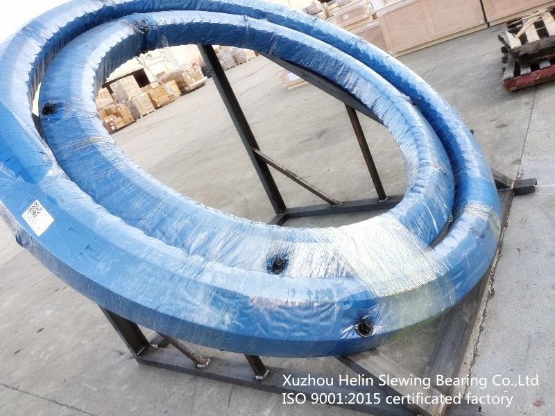 customized model-Three row roller slewing rings- Packaged by Iron frame 
